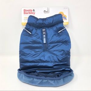 Small Pet Blue Puffer Jacket